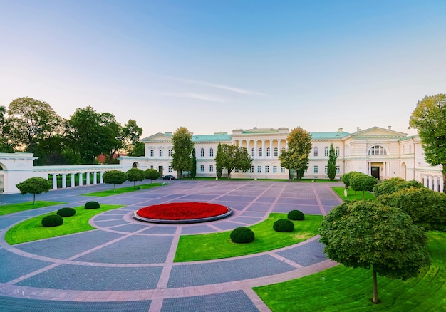 Präsidentenpalast und Hinterhof in Vilnius, Litauen.