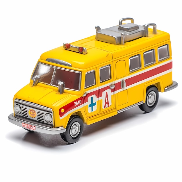 Präzise Proportionen Der Matchbox-Krankenwagen im perfekten Maßstab 1:32