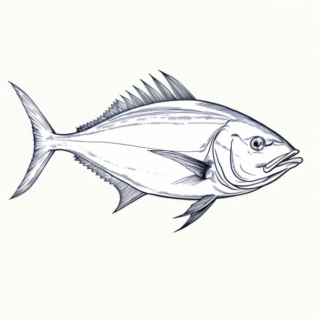 Foto präzisionist tonfisch licht silber grafische illustration kunst von tonga