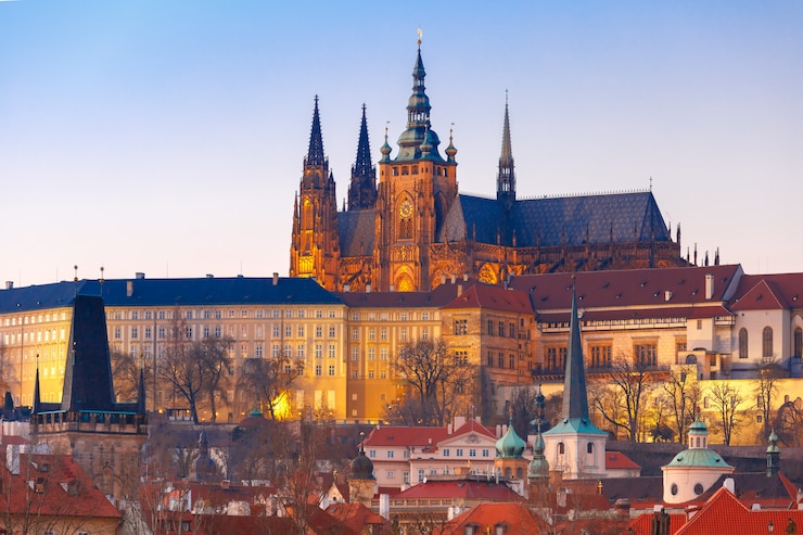 Foto prager burg und mala strana, tschechische republik