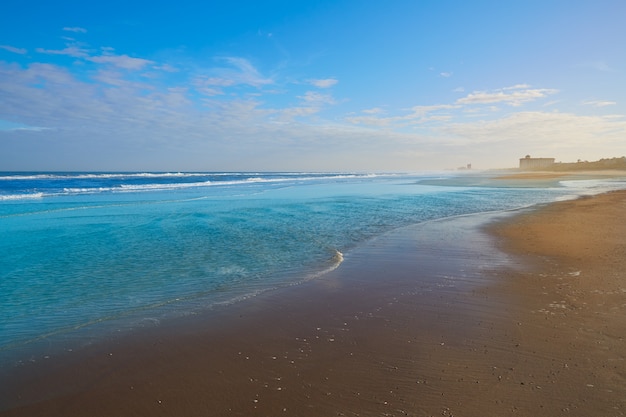 Praia atlântica, em, jacksonville, de, flórida, eua