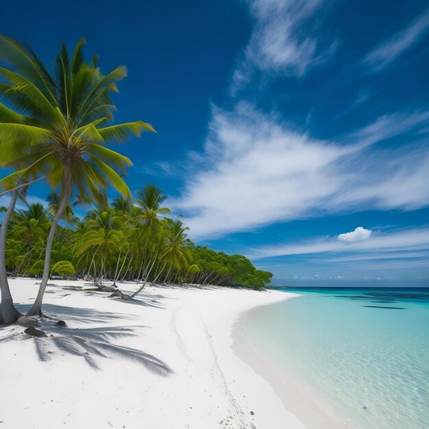 Praia branca das Filipinas