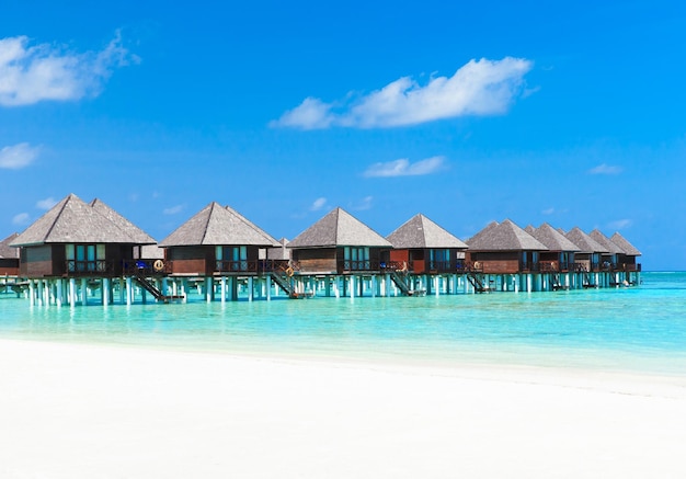 Praia com Maldivas
