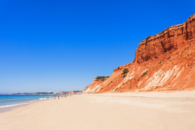 Praia da Falésia em Albufeira, região do Algarve em Portugal