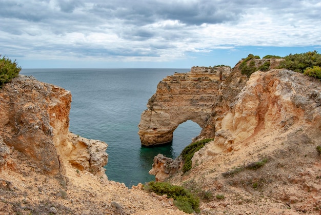 Praia da Marinha no Algarve Portugal