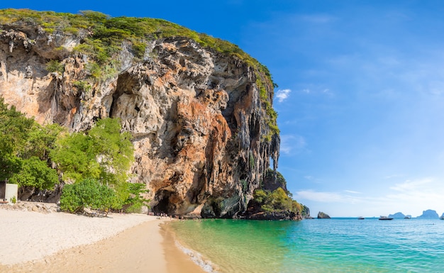 Praia de Ao Phra Nang, Krabi, Tailândia