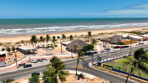 Foto praia de aruana em aracaju sergipe brasil turismo no nordeste do brasil