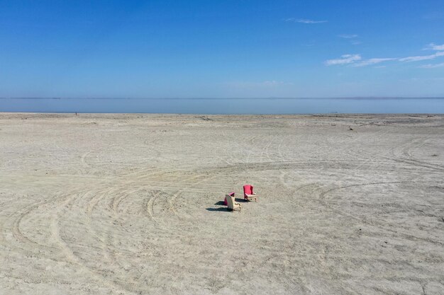 Foto praia de bombaim e o sul da califórnia paisagem do mar de salton na califórnia estados unidos lago de rift endorreico do mar de salton