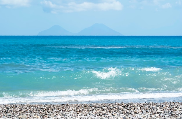 Praia de brolo, messina, sicília