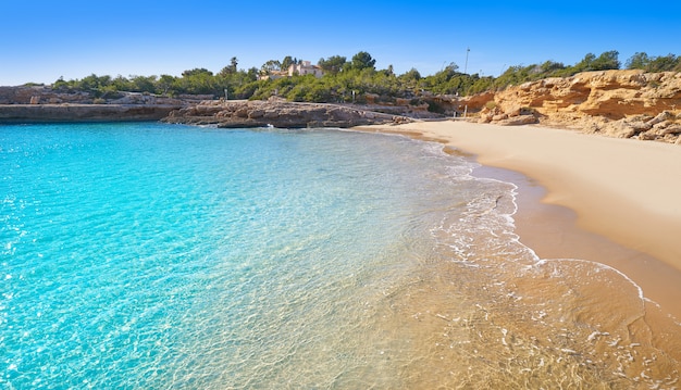 Praia de cala vidre em ametlla l'ametlla de mar