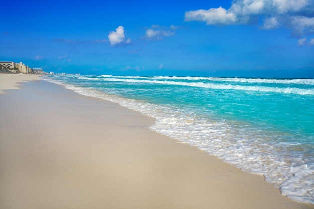 Praia de Cancun Delfines na zona hoteleira do México