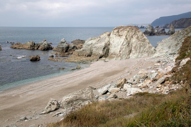 Praia de Carro na Galiza, Espanha