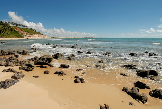 Praia de giz Tibau do Sul perto de Natal Estado do Rio Grande do Norte Brasil em 06 de junho de 2010