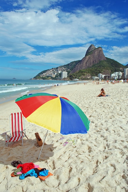 Foto praia de ipanema, rio de janeiro