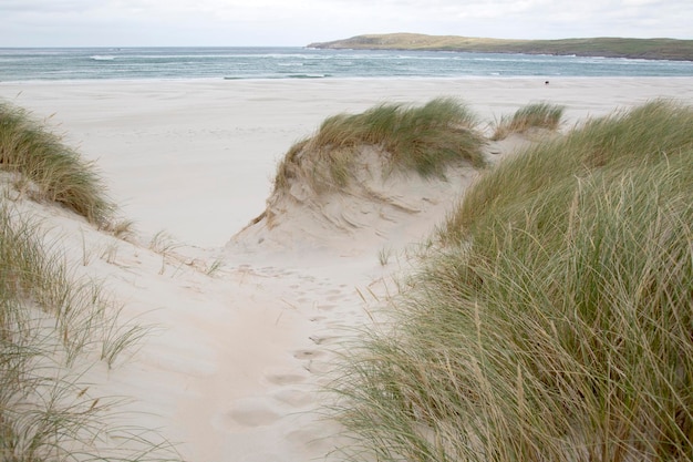 Praia de Maghera em Ardara, Donegal, Irlanda