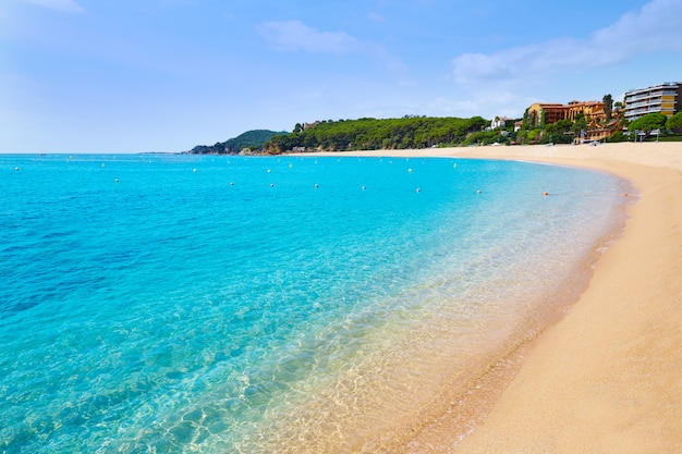 Praia de Platja Fenals em Lloret de Mar Costa Brava