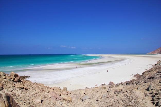 Praia de qalansiyah, socotra no iêmen