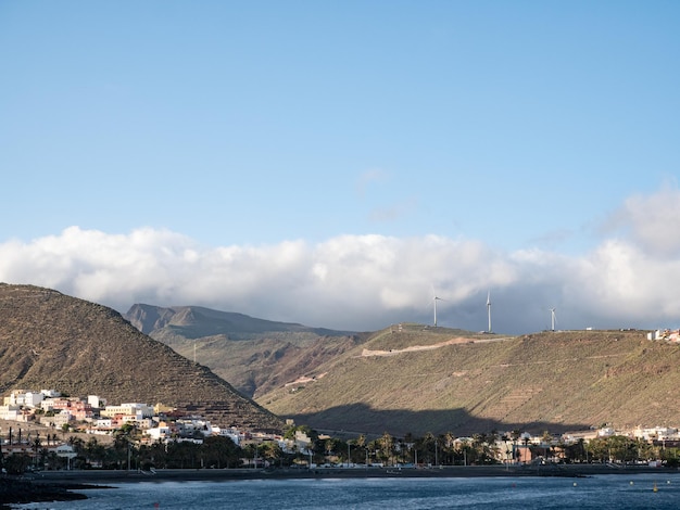 Praia de San Sebastian nas Ilhas Canárias de La Gomera