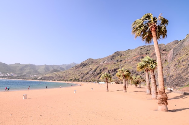 Praia de Teresitas em Tenerife, Ilhas Canárias, Espanha