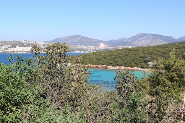 Praia deserta em Bodrum