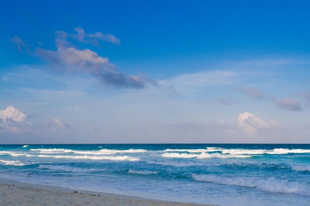 Praia do Mar do Caribe.