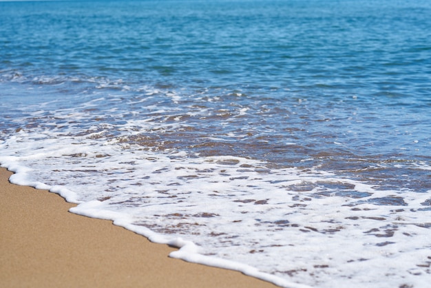 Praia e fundo do mar