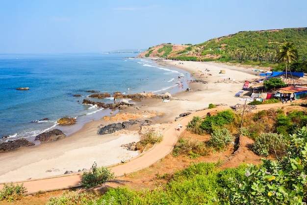 Praia em Goa, Índia