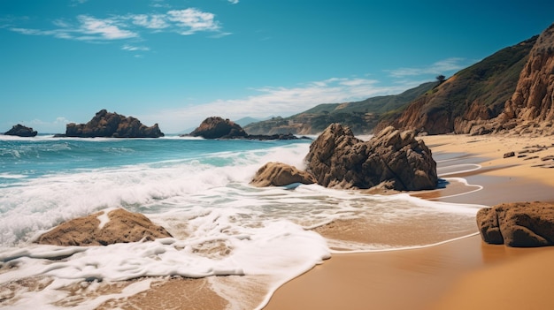 Praia ensolarada, ondas, paisagens de outro mundo e viagens inspiradas nos chicanos.