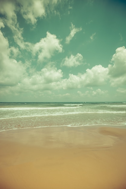 Praia idílica de areia tropical