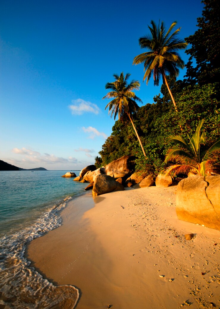Foto praia malaia