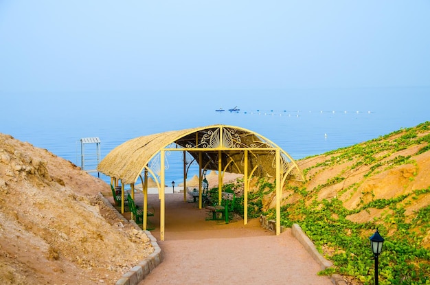 Praia na Península do Sinai Egito Sharm El Sheikh