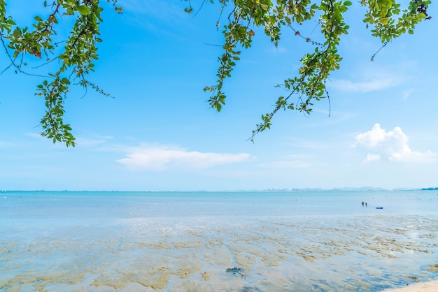 praia no norte de Pattaya, Tailândia