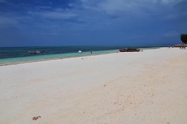 Praia Nungwi na ilha de Zanzibar, Tanzânia