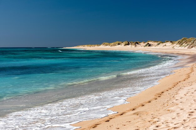 Praia paradisíaca de Ningaloo oeste da Austrália