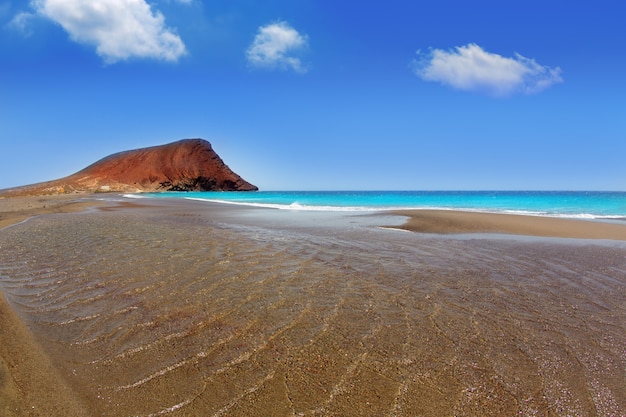 Praia playa de la tejita em tenerife