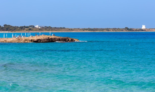 Praia Punta della Suina Salento Itália