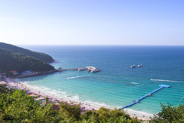 Foto praia tropical da tailândia.