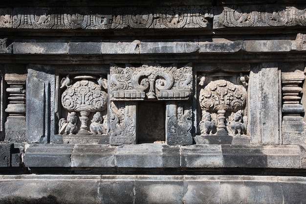 Prambanan es un templo hindú en Yogyakarta, Java, Indonesia