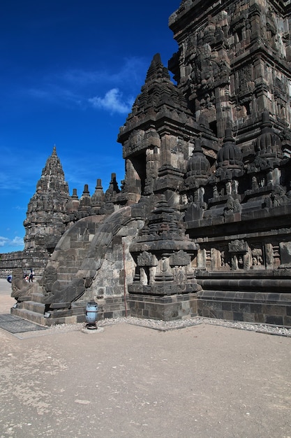 Prambanan es un templo hindú en Yogyakarta, Java, Indonesia