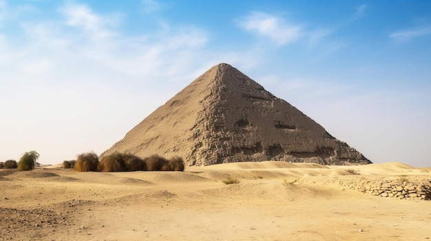 Pramides Dahshur arquitetura histórica do Egito Patrimônio da Civilização da UNESCO Turista religioso