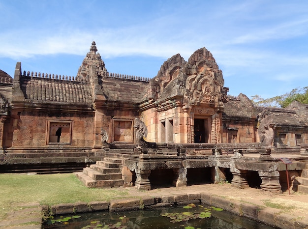 Prasat Hin Phanom Rung, beeindruckender alter Khmer-Tempel in der Buriram-Provinz von Thailand