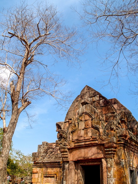 Prasat Hin Phanom sonó en Buriram, Tailandia