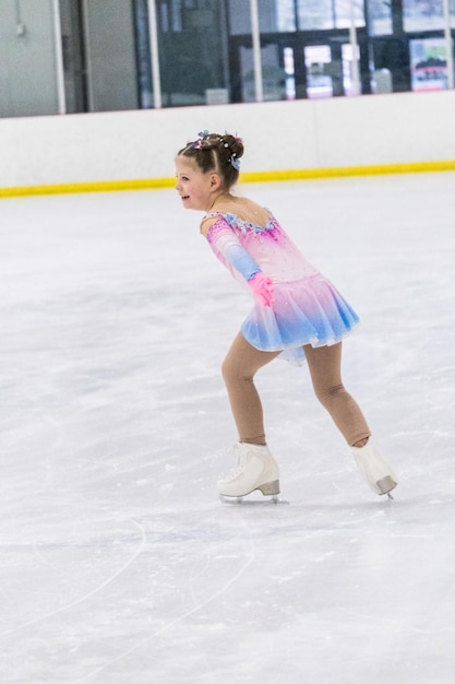 Foto prática de patinação artística