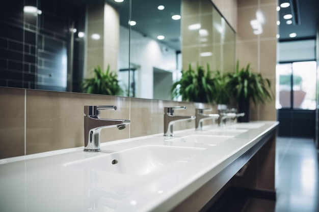 Foto práticas de higiene em banheiros e banheiros públicos