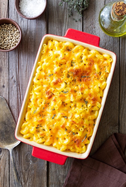 Prato americano macarrão com queijo Cozinha nacional Comida vegetariana