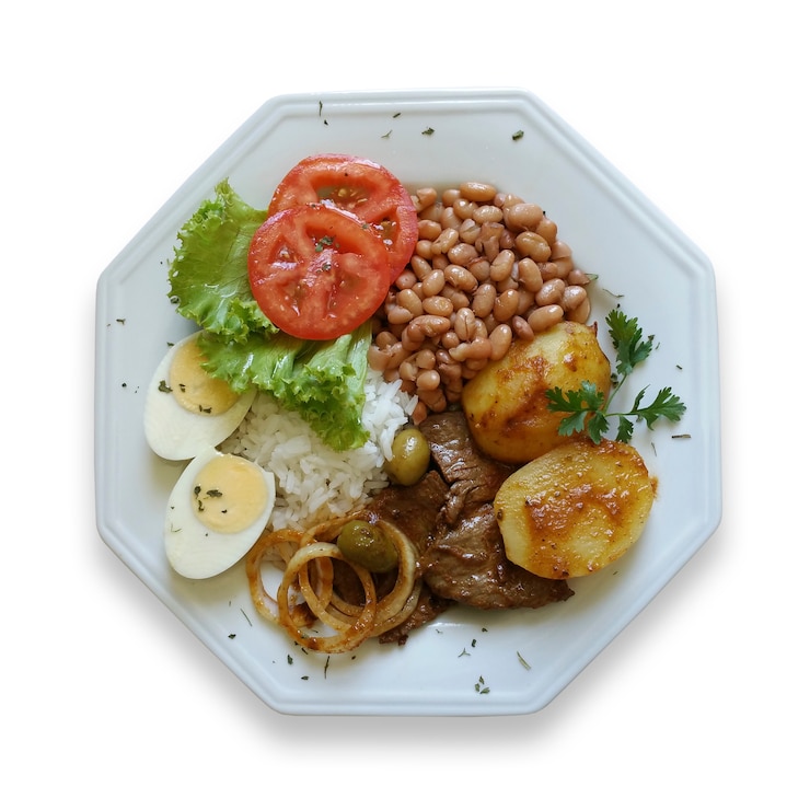 Foto prato da comida tradicional brasileira