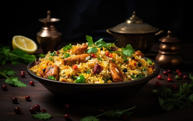 prato de biryani