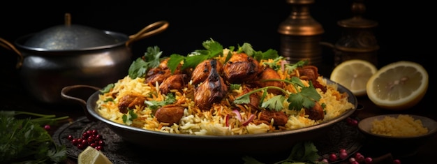 prato de biryani