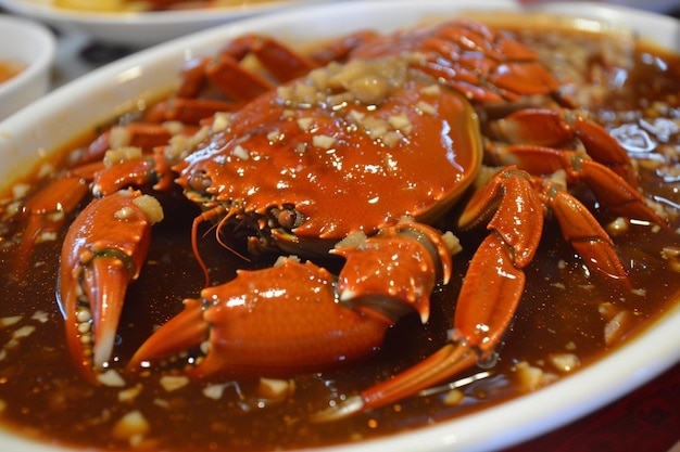 Pratos de caranguejo sonho culinário frutos do mar sonho