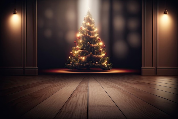 Prazdnicnyj Frohe Weihnachten Hintergrund Illustration AI Generative